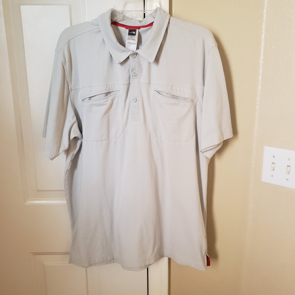 The north face honeydew polo shirt sz. L